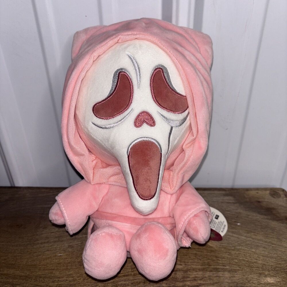 Official Licensed Scream GHOST FACE 9" Pink Plush Figure Limited Edition Scream